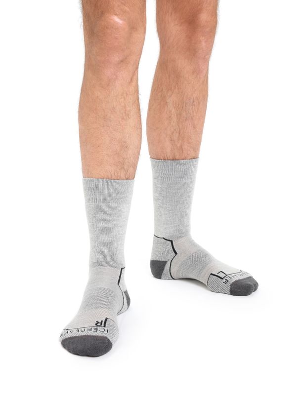 Men's Merino Hike+ Medium Crew Socks Blizzard Heather
