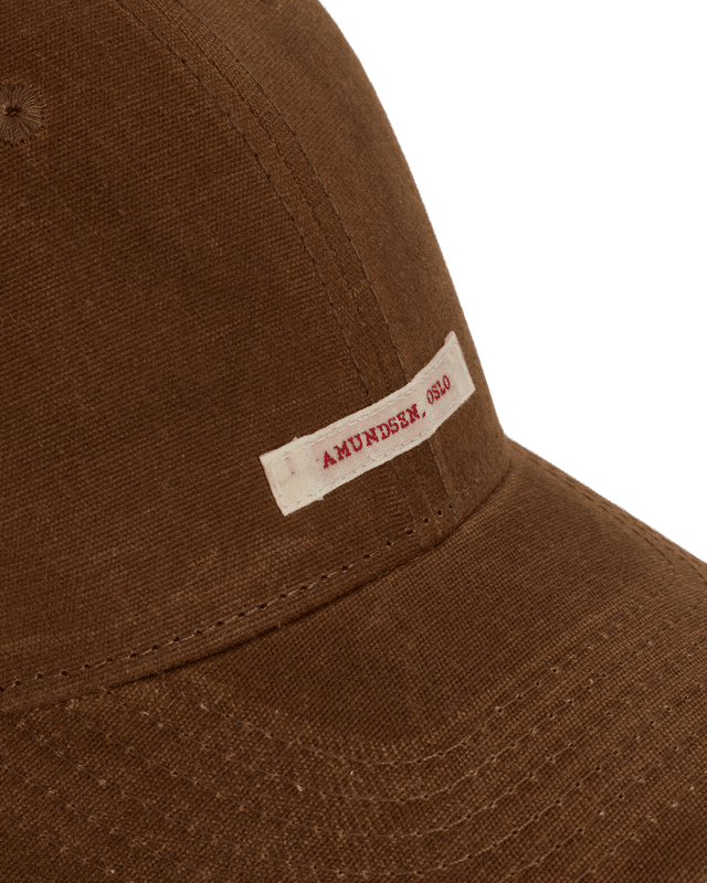 Waxed Cotton Cap Tan/Patch