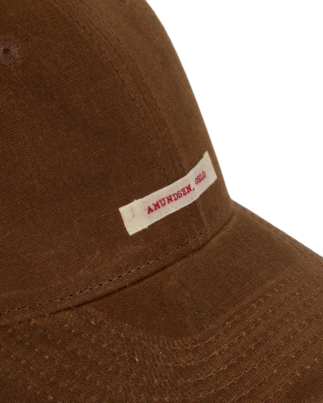 Waxed Cotton Cap Tan/Patch