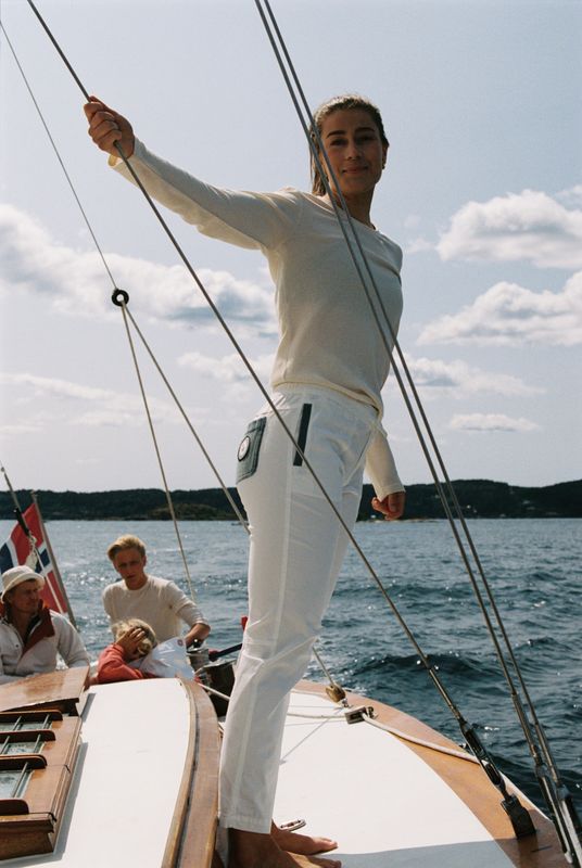 Old Salt Slacks Womens white
