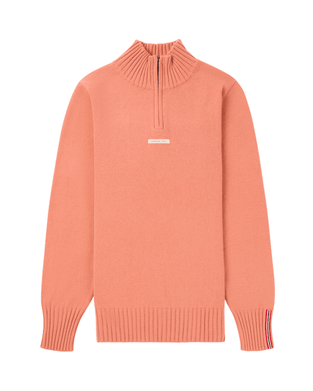 Deck Half Zip Womens Apricot