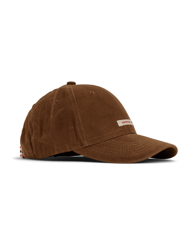 Waxed Cotton Cap Tan/Patch
