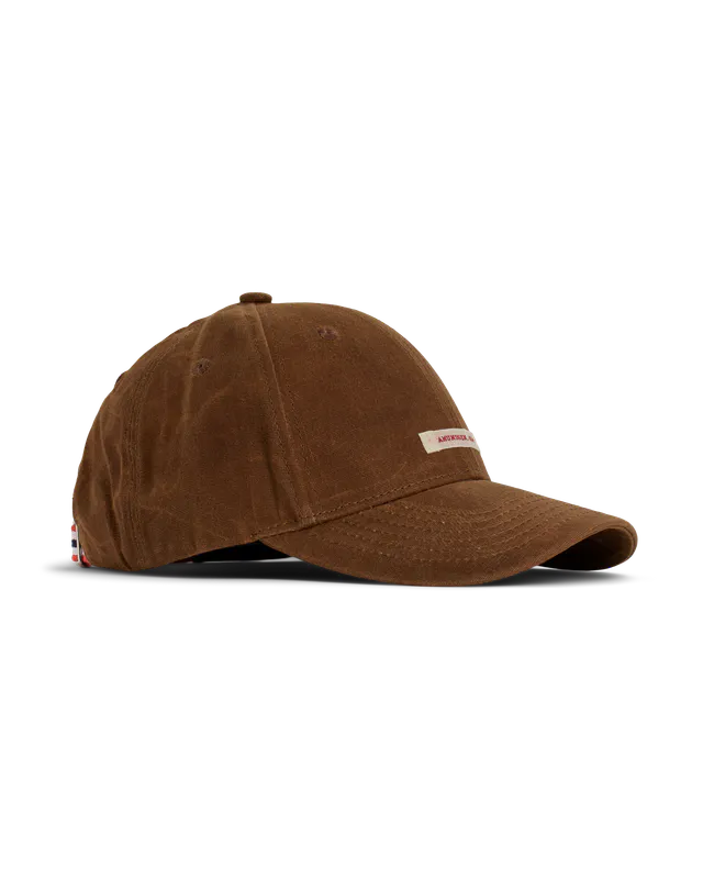 Waxed Cotton Cap Tan/Patch