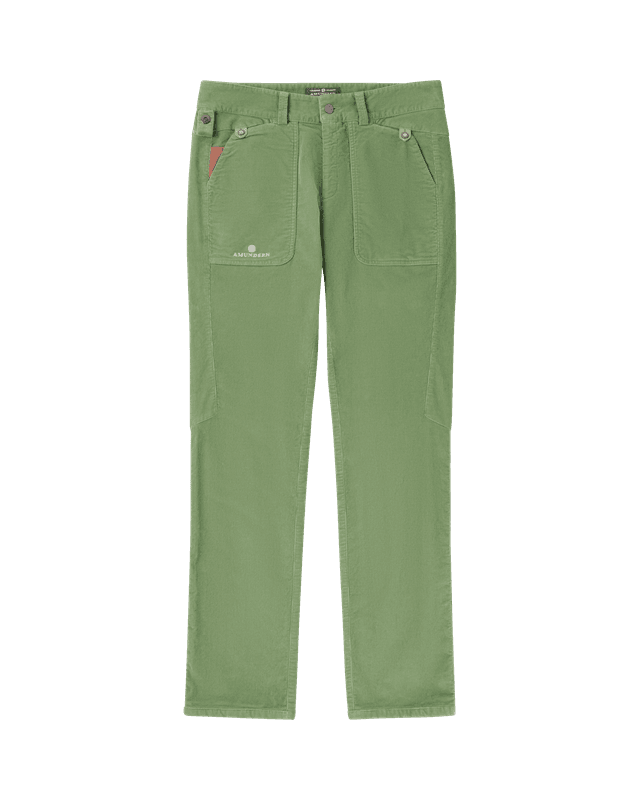 Fjordcord Slacks 16 Wale Mens Willow Green