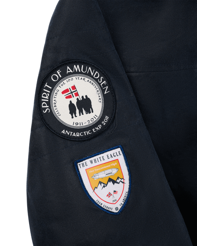 Amundsen White Eagle Jacket Mens Faded Navy