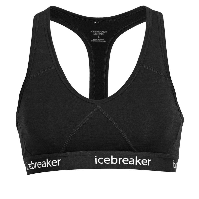 Icebreaker WOMEN'S SPRITE RACERBACK BRA black