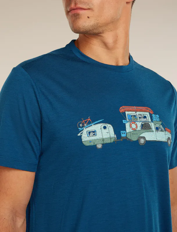 Men´s Merino 150 Tech Lite T-Shirt Transportage Atlantis