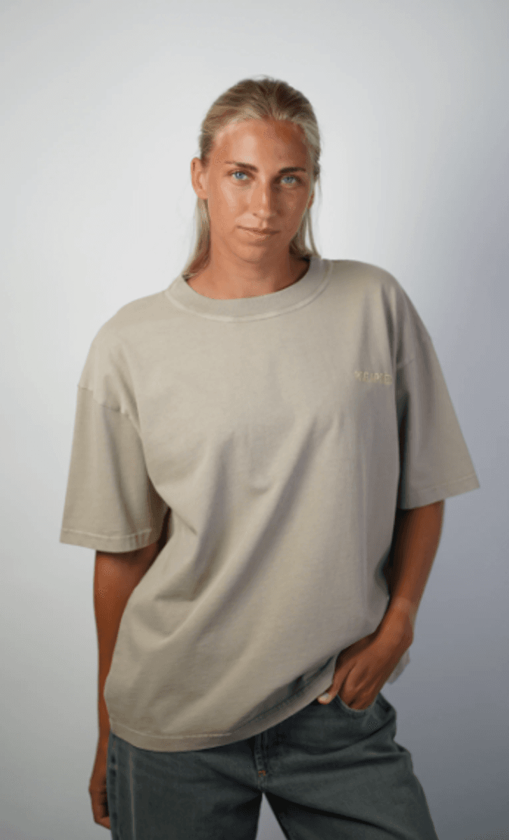 Pre Après Outdoors Tee Khaki Grey Unisex