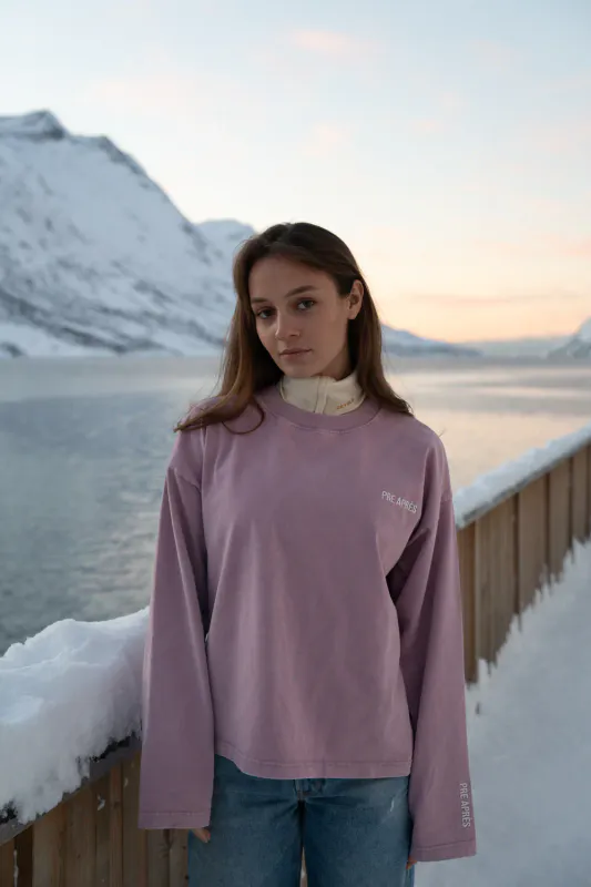 Pre Après Boxy Alpine Long Sleeve - Dusty Lilac