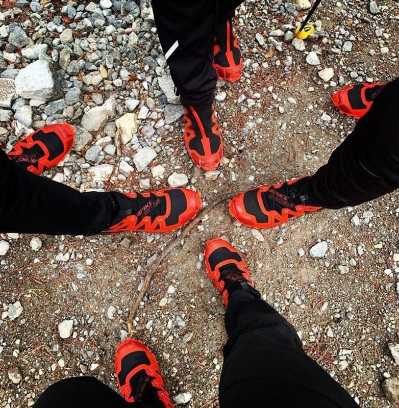 Salomon Spikecross 5 GTX Black/racingred