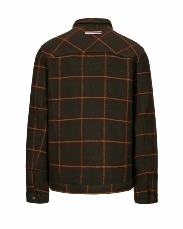 Amundsen Wool Jacket Unisex 215 Hunter Brown Checks