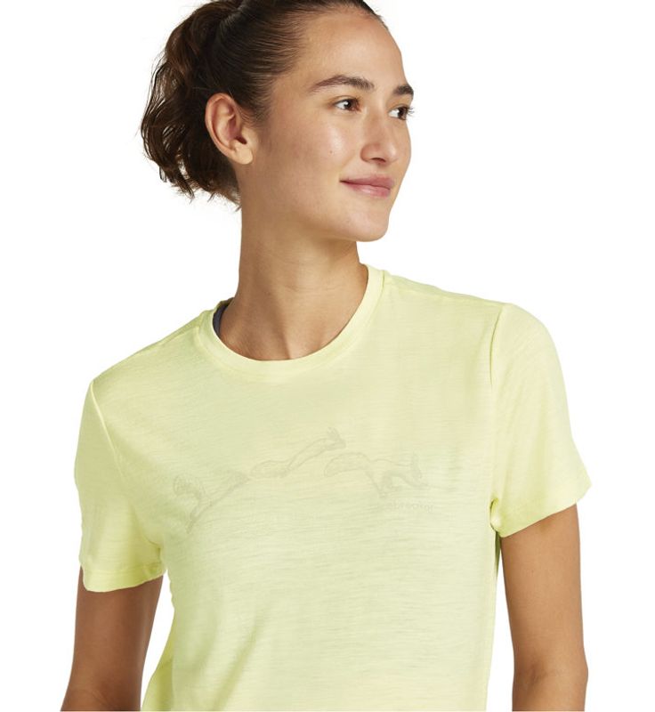 Icebreaker W´s 150 Tech Lite Airbourne Squirrel Citrine