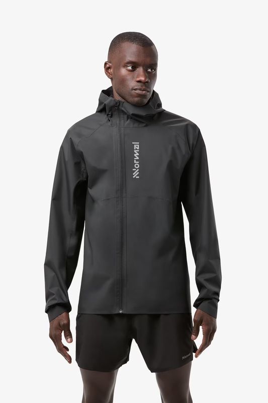 NNormal Mens Trail Rain Jacket Black