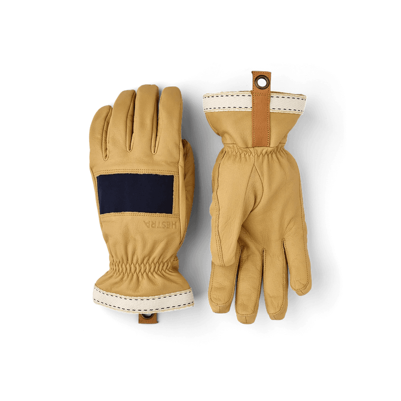 Hestra Njord 5-finger Unisex Navy/Natural Brown