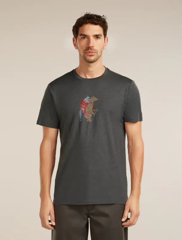 Men´s Merino 150 Tech Lite T-Shirt Bear Catch Obsidian