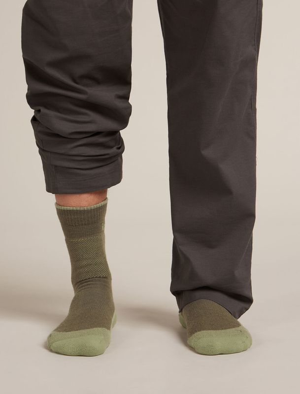 Men's Merino Hike+ Medium Crew Socks Loden/Lichen
