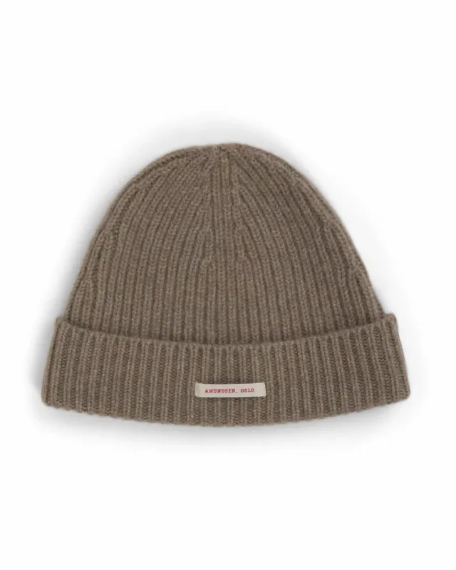 Cashmere Beanie 650 Camel