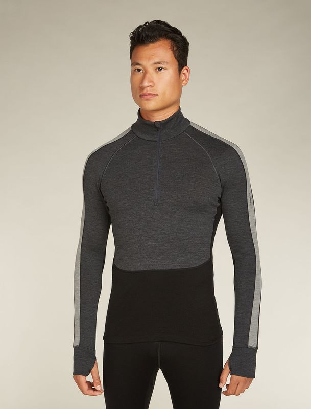 Zoneknit 260 M´s LS Half Zip Jet/H/Black