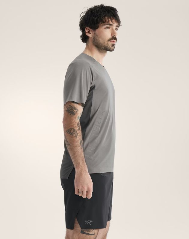 Arc'teryx Norvan DownWord Logo Shirt SS Men's Void/Cloud