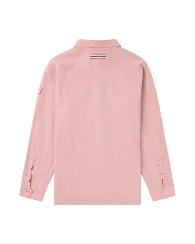 Traveller’s Linen Shirt Womens 191 Faded Peony Pink