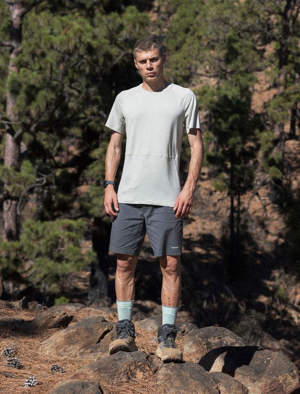 Icebreaker M´s 200 Waffle Elevation SS T-Shirt Ashen