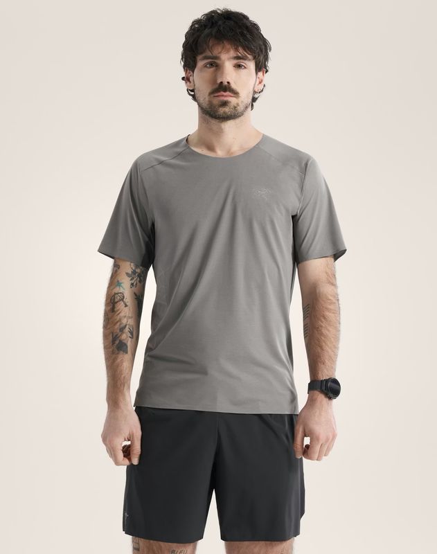 Arc'teryx Norvan DownWord Logo Shirt SS Men's Void/Cloud