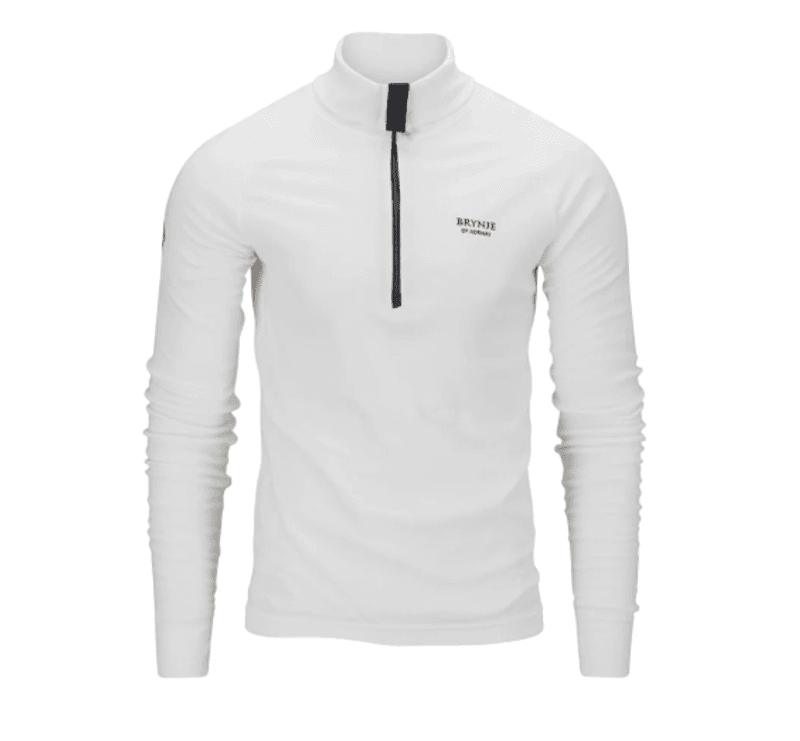 Brynje Arctic Zip Sweater White/Blue
