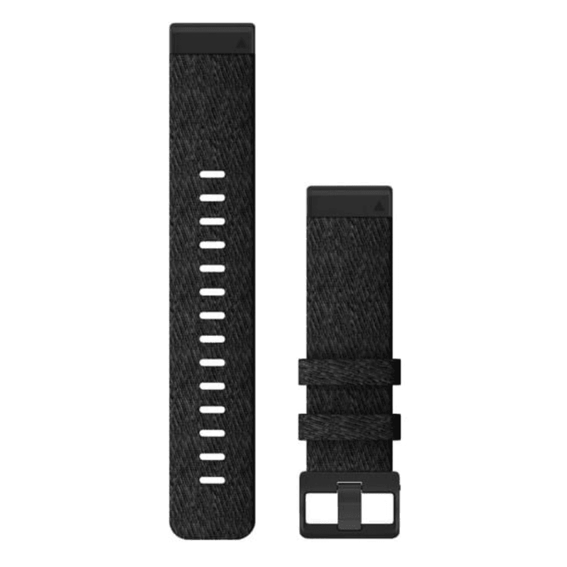 Garmin QuickFit 22mm Heathered black nylon