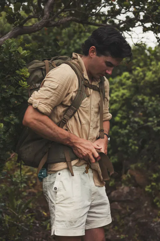 Traveller’s Linen Shirt Mens 001 White