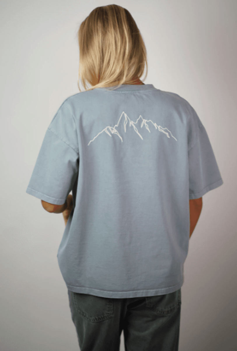Pre Après Alpine Horizon Tee Harbor Grey Unisex